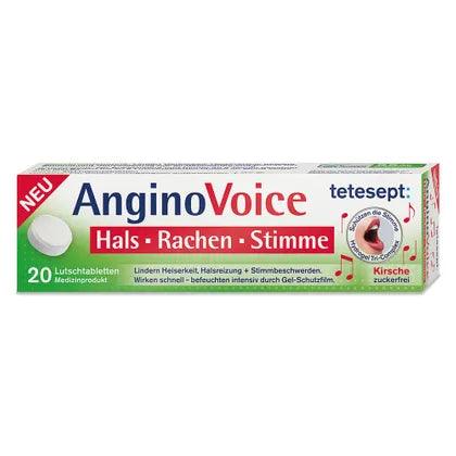 AnginoVoice, Throat, Voice, hoarseness, throat irritation Lozenge UK