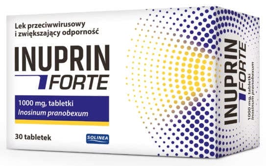 Antiviral drugs: upper respiratory tract infection, Inuprin Forte 1g