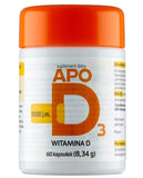 ApoD3 1000j.mx 60 capsules, cholecalciferol deficiency, Vitamin D