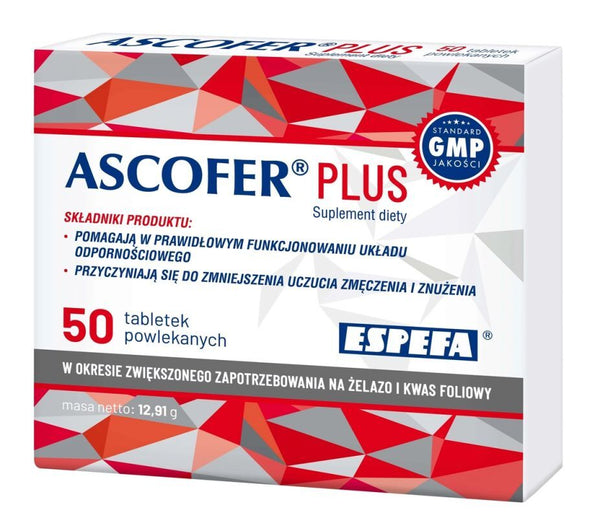 Ascofer Plus supplementing the diet with vitamin C and iron