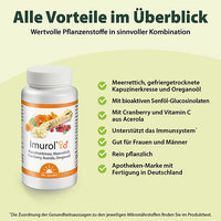 Nasturtium, oregano oil and horseradish, IMUROL Dr. Jacob's Capsules