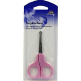 BABY SCISSORS 9 cm curved pink