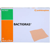 BACTIGRAS antiseptic paraffin gauze 10x10 cm