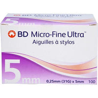 BD MICRO-FINE ULTRA Pen Needles 0.25x5mm 31G UK