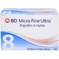 BD MICRO-FINE ULTRA Pen Needles 0.25x8mm 31G UK