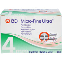 BD MICRO-FINE ULTRA pen needles 0.23x4 mm 32 G