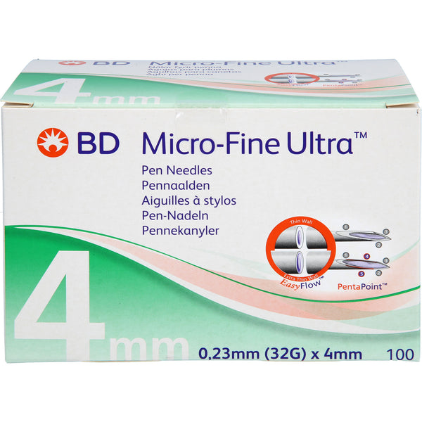 BD MICRO-FINE ULTRA pen needles 0.23x4 mm 32 G