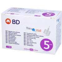 BD THIN Wall Pen Needles 0.25 31 Gx5 mm