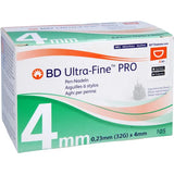 BD ULTRA-FINE PRO pen needles 4 mm 32 G 0.23 mm