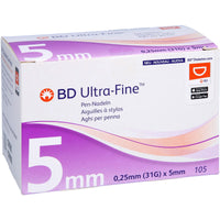 BD ULTRA-FINE pen needles 5 mm 31 G 0.25 mm