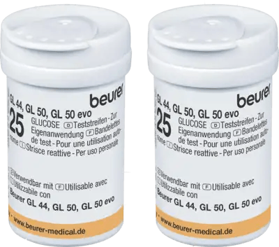 BEURER GL44-GL50 blood sugar test strips UK