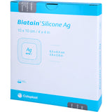 BIATAIN Silicone Ag foam dressing 10x10 cm