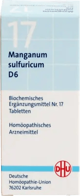 BIOCHEMIE DHU 17 Manganum sulfuricum D 6 tablets UK