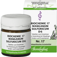 BIOCHEMISTRY 17 Manganum sulfuricum D 6 tablets UK