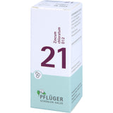 BIOCHEMISTRY Pflüger 21 Zincum chloratum D 12 Globules 15 g