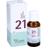 BIOCHEMISTRY Pflüger 21 Zincum chloratum D 12 Globules 15 g