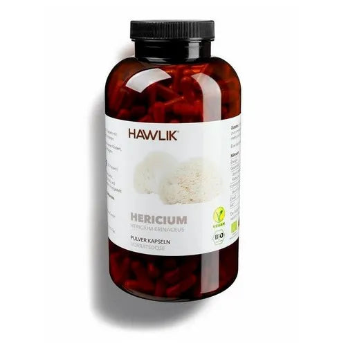 BIO HERICIUM Powder Capsules Storage Jar 500 pcs