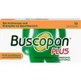 BUSCOPAN plus 10 mg, 800 mg suppositories