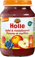 Baby food, 4-6 month baby food, HOLLE apple & blueberry