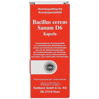 Bacillus cereus, Latensin D6 = weak (Bacillus cereus D6) capsules UK