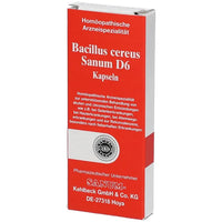Bacillus cereus, Latensin D6 = weak (Bacillus cereus D6) capsules UK