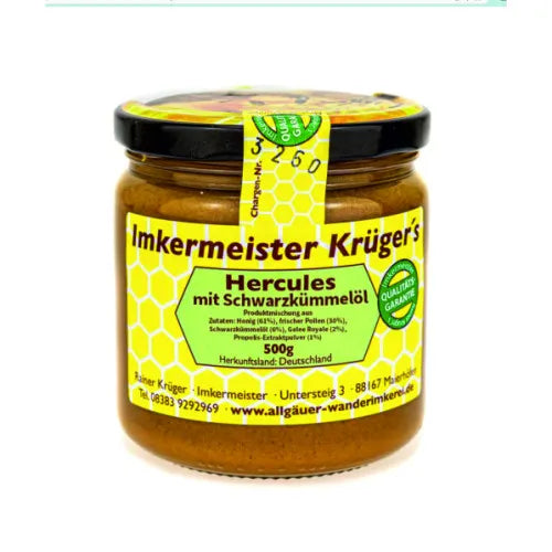 Beekeeper Krüger's HERCULES with black cumin oil