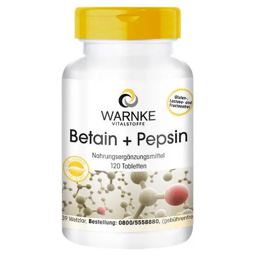 Betaine + Pepsin, gastric juice enzymes