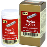 Biotin + Zinc Capsules 100 count  Austria