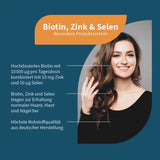 Biotin + Zinc + Selenium, high dose + vegan tablets, 365 tablets