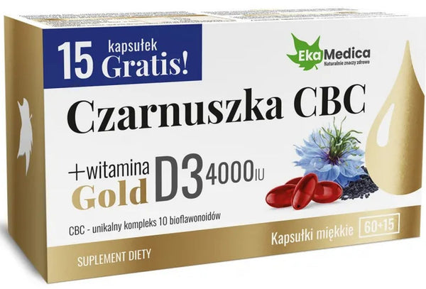 Black Cumin CBC + Vitamin D3 4000 Gold
