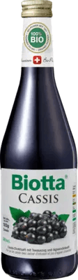 Blackcurrant juice, natural vitamin C and rutin, BIOTTA UK