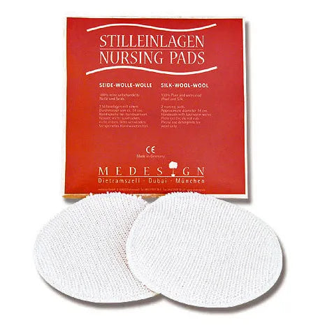 Breastfeeding pads silk, wool, silk