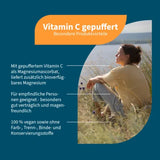 Buffered Vitamin C high dose + Magnesium vegan capsules, 120 capsules