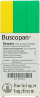 Butylscopolamine bromide, BUSCOPAN Dragees coated tablets UK