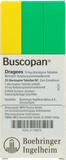 Butylscopolamine bromide, BUSCOPAN Dragees coated tablets UK