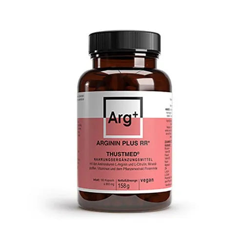 B vitamins, L-arginine, L-citrulline, zinc and pine bark extract, Arginine plus RR