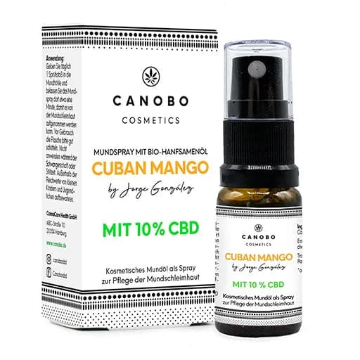 CANOBO Organic CBD 10% Cuban Mango Mouth Spray