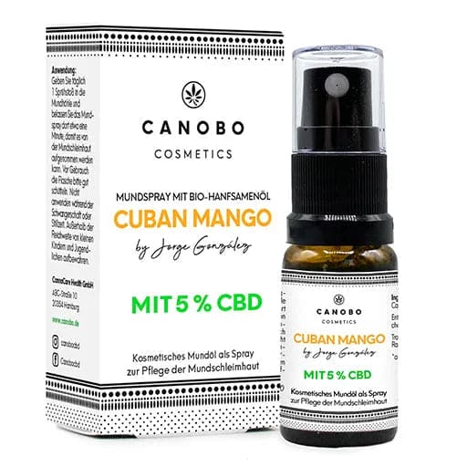 CANOBO Organic CBD 5% Cuban Mango Mouth Spray