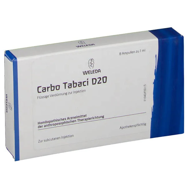 CARBO TABACI D 20 ampoules