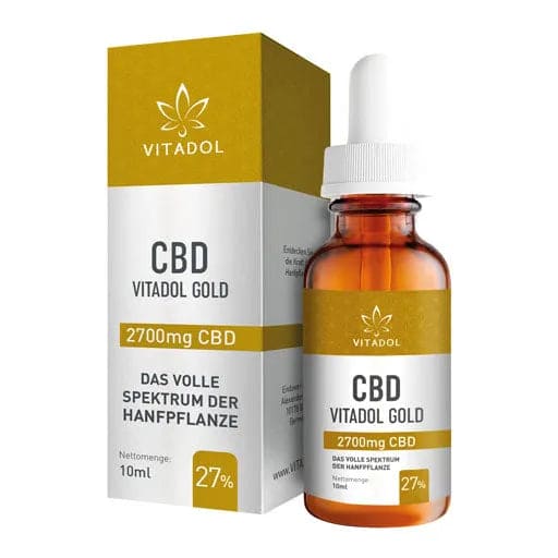 CBD 27% organic hemp extract oil Vitadol gold