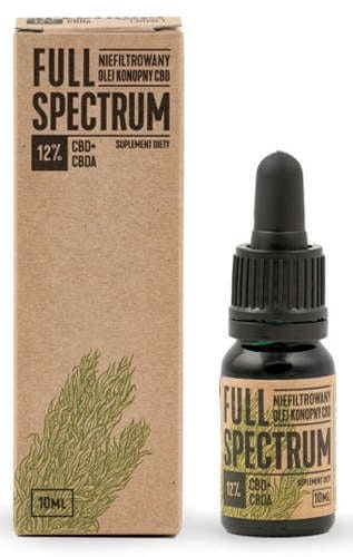 CBD OIL Full Spectrum Unfiltered CBD Hemp Oil 12% 15ml