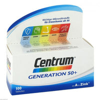 CENTRUM Gen.50+ A-Zinc+FloraGlo Capletten
