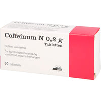 COFFEINUM N 0.2 g tablets 50 pc Caffeine, elimination of signs of fatigue