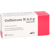 COFFEINUM N 0.2 g tablets 50 pc Caffeine, elimination of signs of fatigue