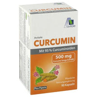 CURCUMIN 500 mg 95% Curcuminoids+Piperine Capsules