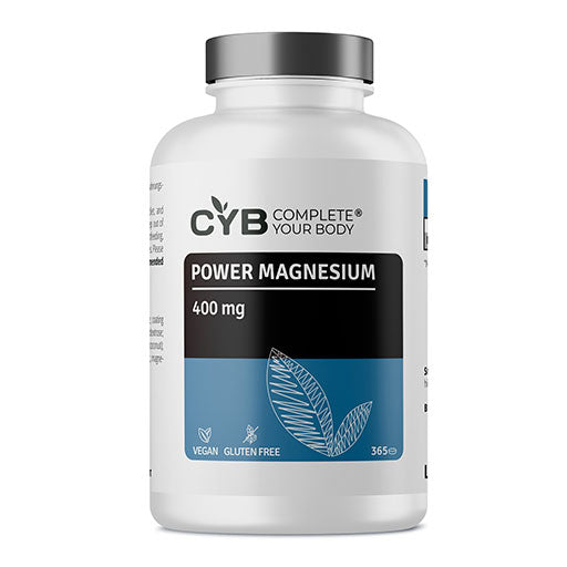 CYB Power Magnesium 400 mg high dose+vegan tablets
