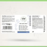 CYB Skin Hair Nails Multi-Complex high-dose capsules