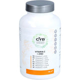 CYB Vitamin C and Zinc High Dose Vegan Tablets 180 Tablets