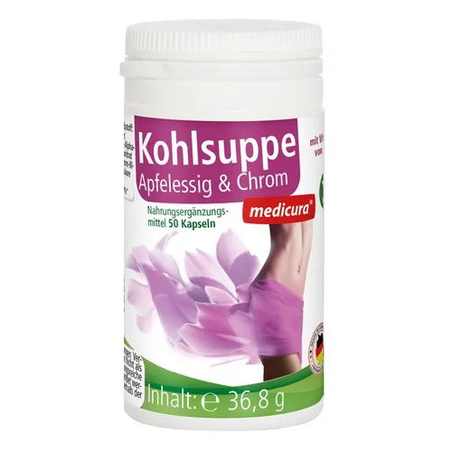 Cabbage soup+Apple cider vinegar+Chromium capsules