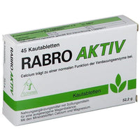 Calcium and magnesium, RABRO Active chewable tablets, how to balance stomach ph UK